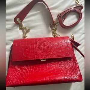 Real Italian red purse